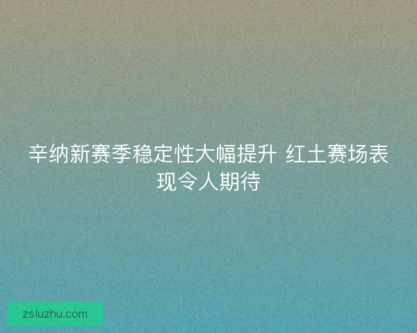 辛纳新赛季稳定性大幅提升 红土赛场表现令人期待